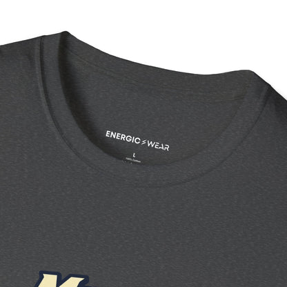 Graphic fitness T-shirt featuring the "My Routine Keeps a Spare Key for Me" design.
