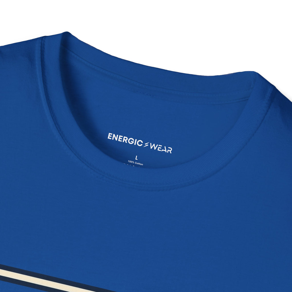 Graphic fitness T-shirt featuring the "Stretch Into the Space You Have" design.