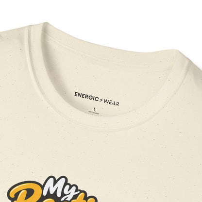 Graphic fitness T-shirt featuring the "My Resting Heart Rate Has a Work Email" design.