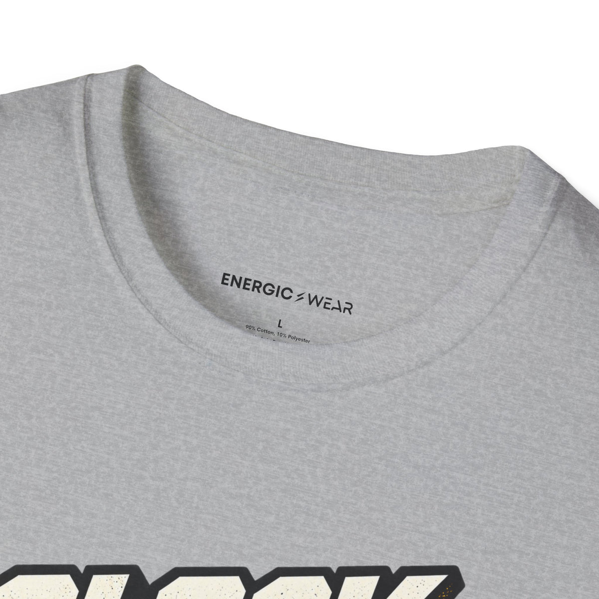 Graphic fitness T-shirt featuring the "Clock Out, Lock In" design.