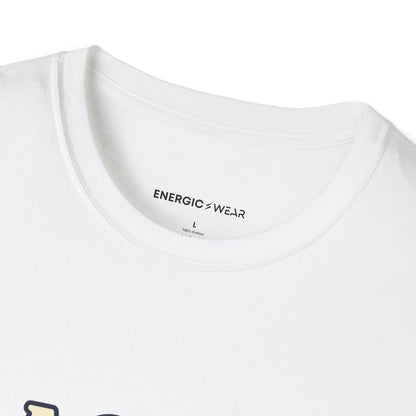 Graphic fitness T-shirt featuring the "A Quiet Morning Can Still Move You" design.