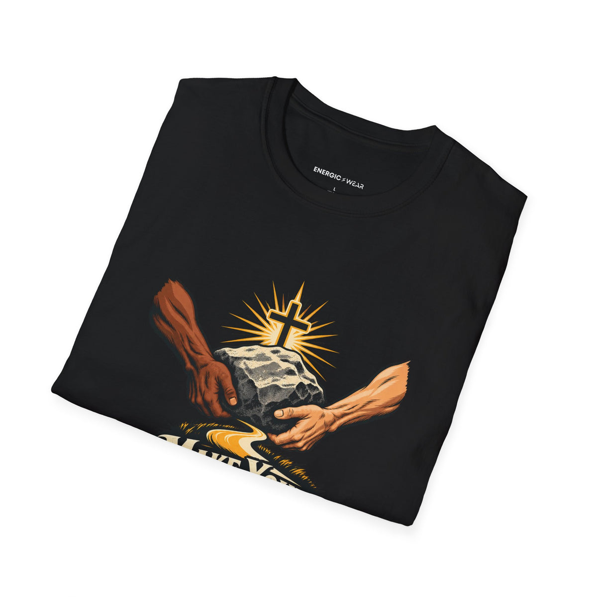 Graphic fitness T-shirt featuring the "Make Your Strength Useful to Someone" design.