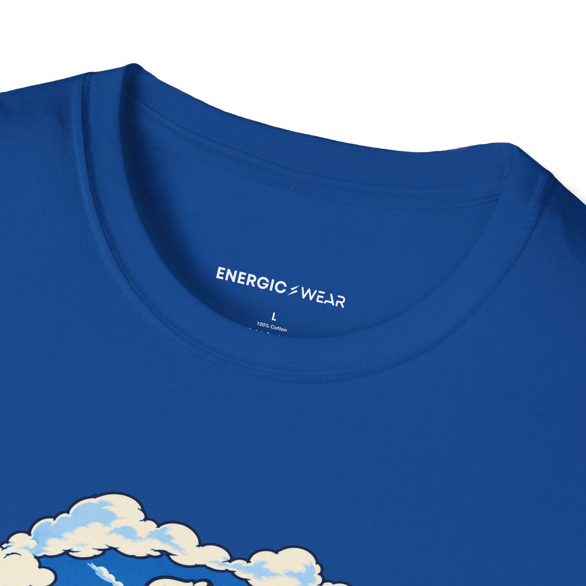Graphic fitness T-shirt featuring the "The Cooldown Is Where I Notice the Sky" design.