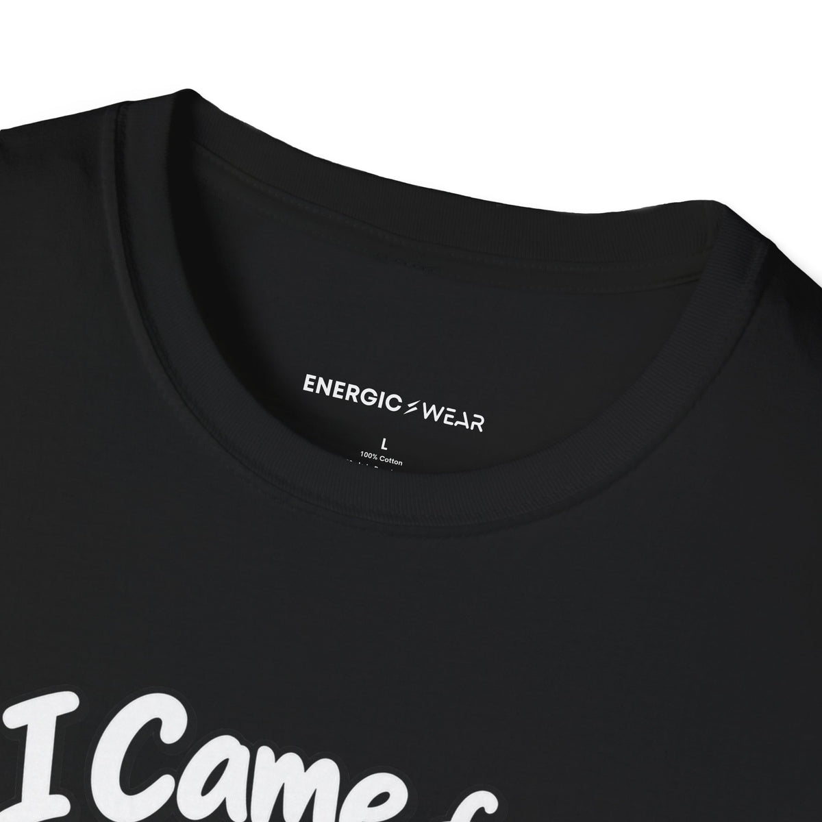 Graphic fitness T-shirt featuring the "I Came for Cardio and Joined a Conga Line" design.