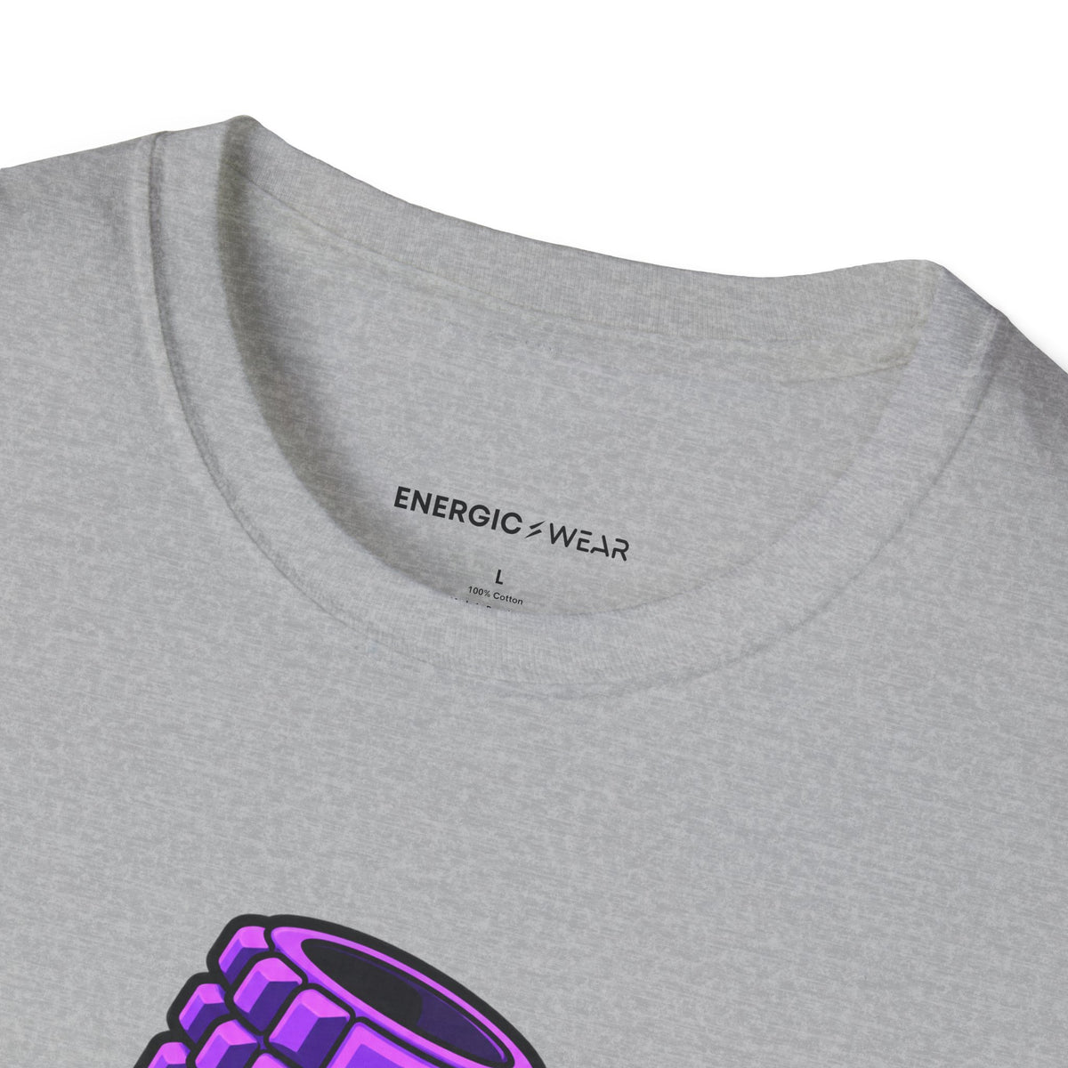 Graphic fitness T-shirt featuring the "The Foam Roller Knows My Secrets" design.