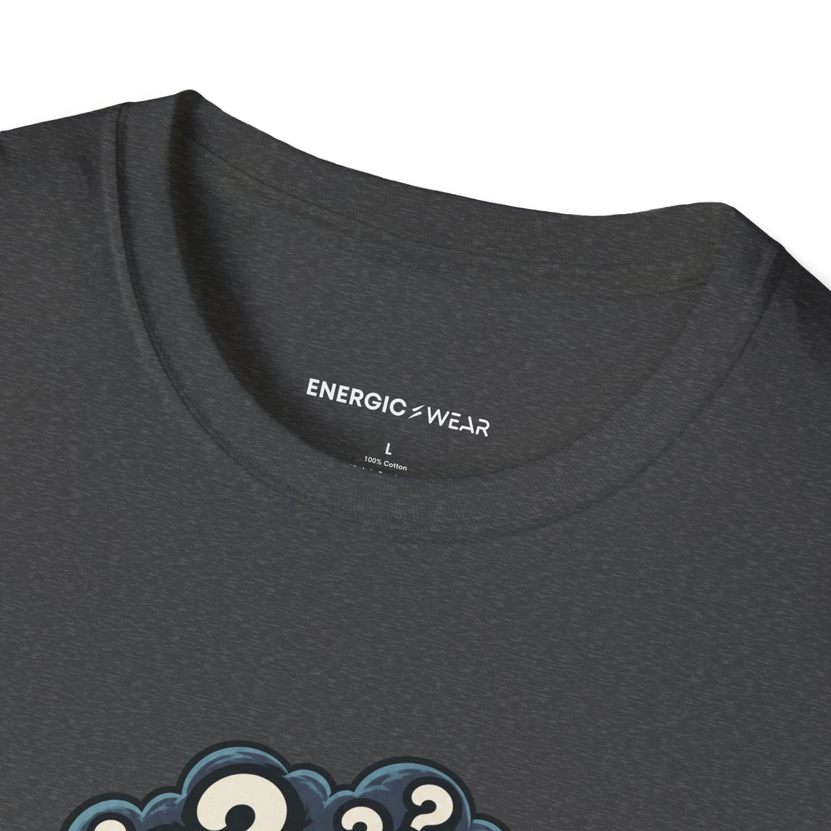 Graphic fitness T-shirt featuring the "I Brought Chalk to a Confidence Problem" design.