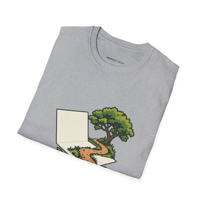 Graphic fitness T-shirt featuring the "I ve Got Plans With the Outside" design.
