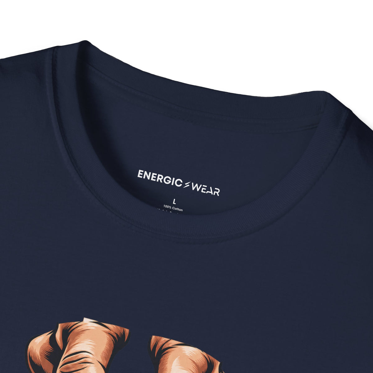 Graphic fitness T-shirt featuring the "Plate Pinch, Patient Hands" design.