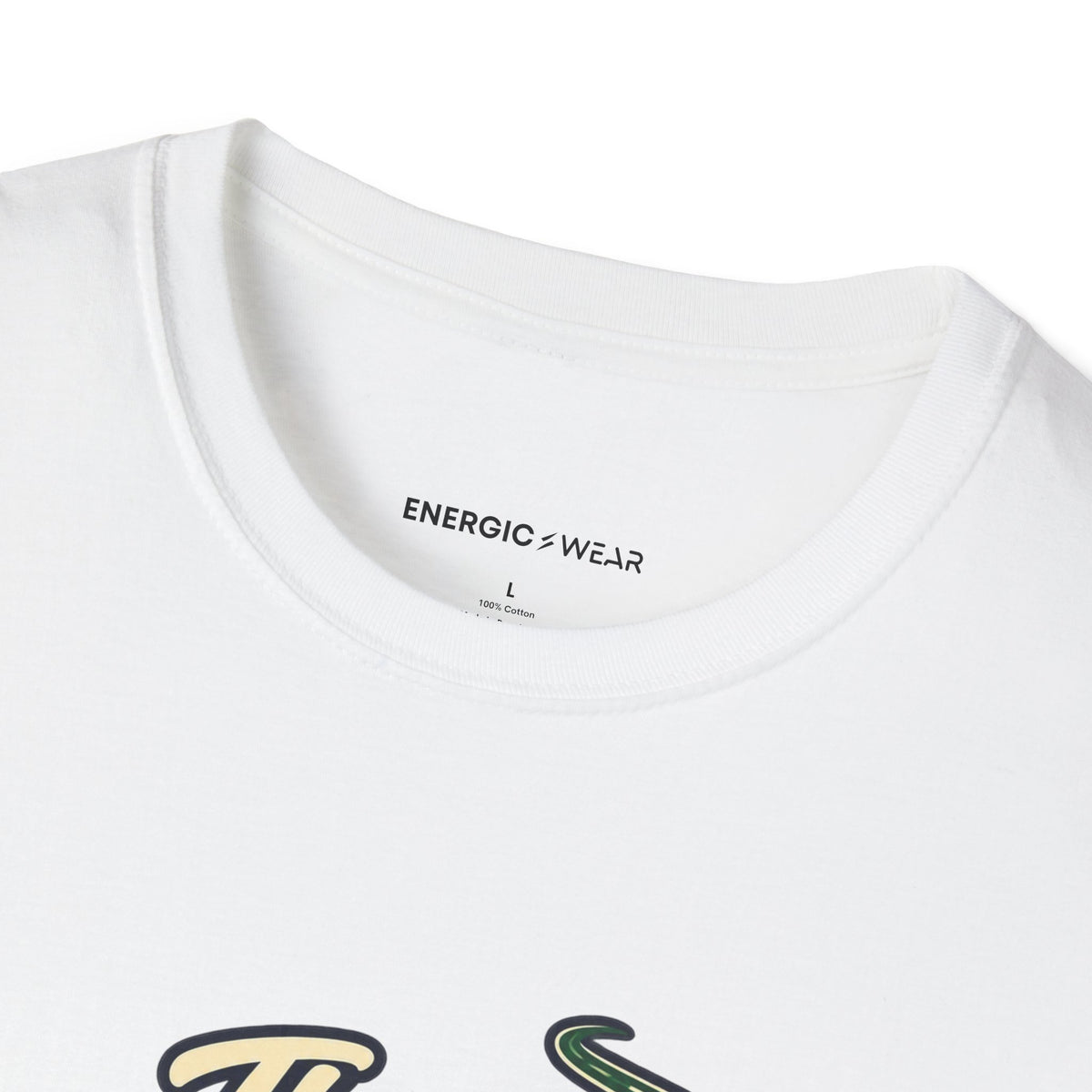 Graphic fitness T-shirt featuring the "The Long Run Starts at the Laces" design.