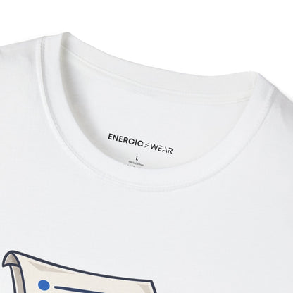 Graphic fitness T-shirt featuring the "My Meeting Agenda Has Footsteps" design.