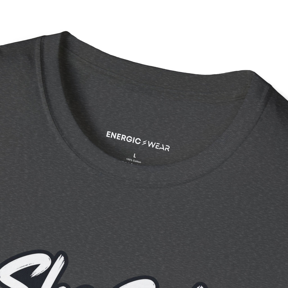 Graphic fitness T-shirt featuring the "She Sets the Tone Before the Timer" design.
