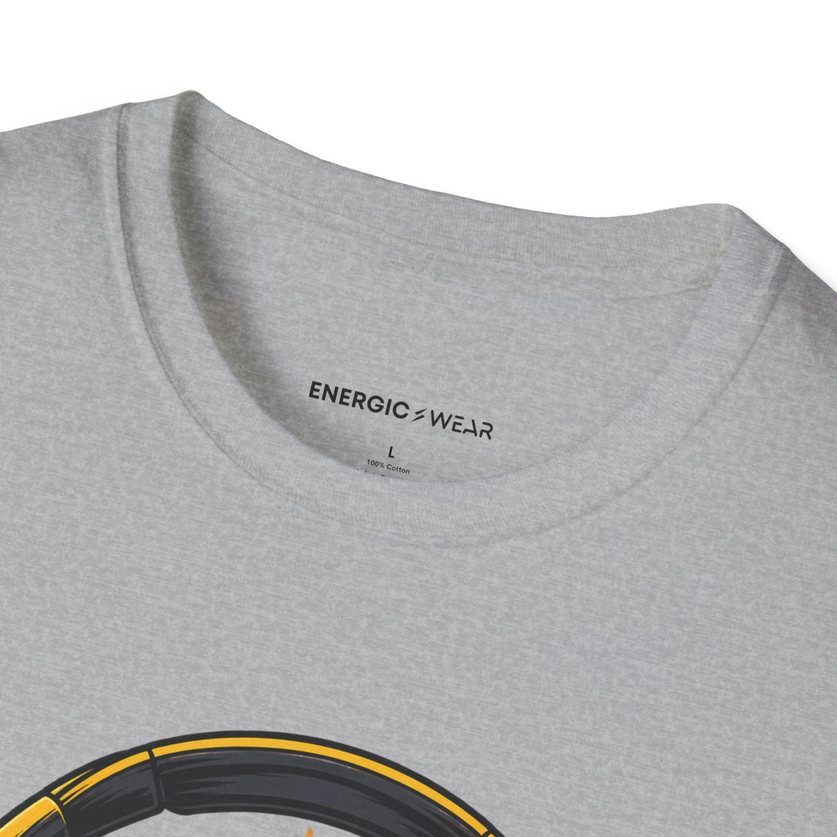 Graphic fitness T-shirt featuring the "Worship Has a Place on My Playlist" design.