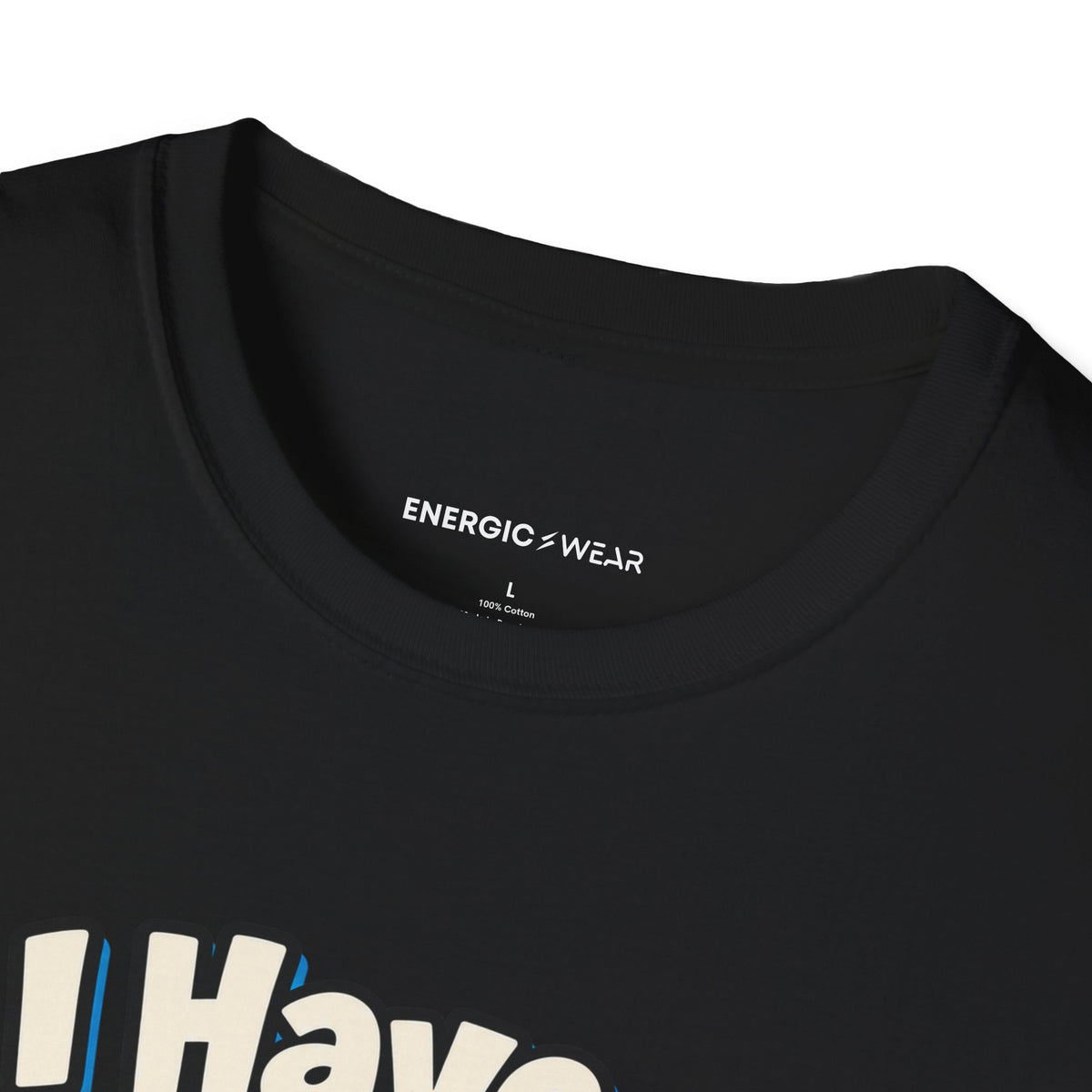 Graphic fitness T-shirt featuring the "I Have a Favorite Gym Floor Tile" design.