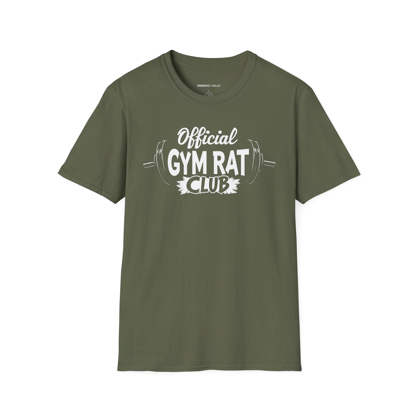 Official Gym Rat Club TShirt – Motivational Lifestyle Tee