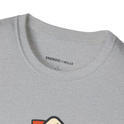Graphic fitness T-shirt featuring the "Nordic Curls Keep Me Humble" design.