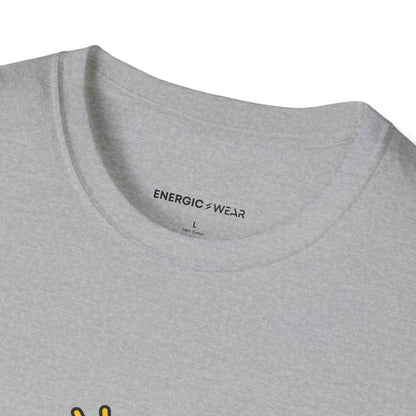 Graphic fitness T-shirt featuring the "The Stretching Area Became My Social Circle" design.