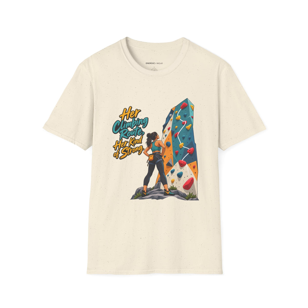 Her Climbing Route Her Kind of Strong T-Shirt