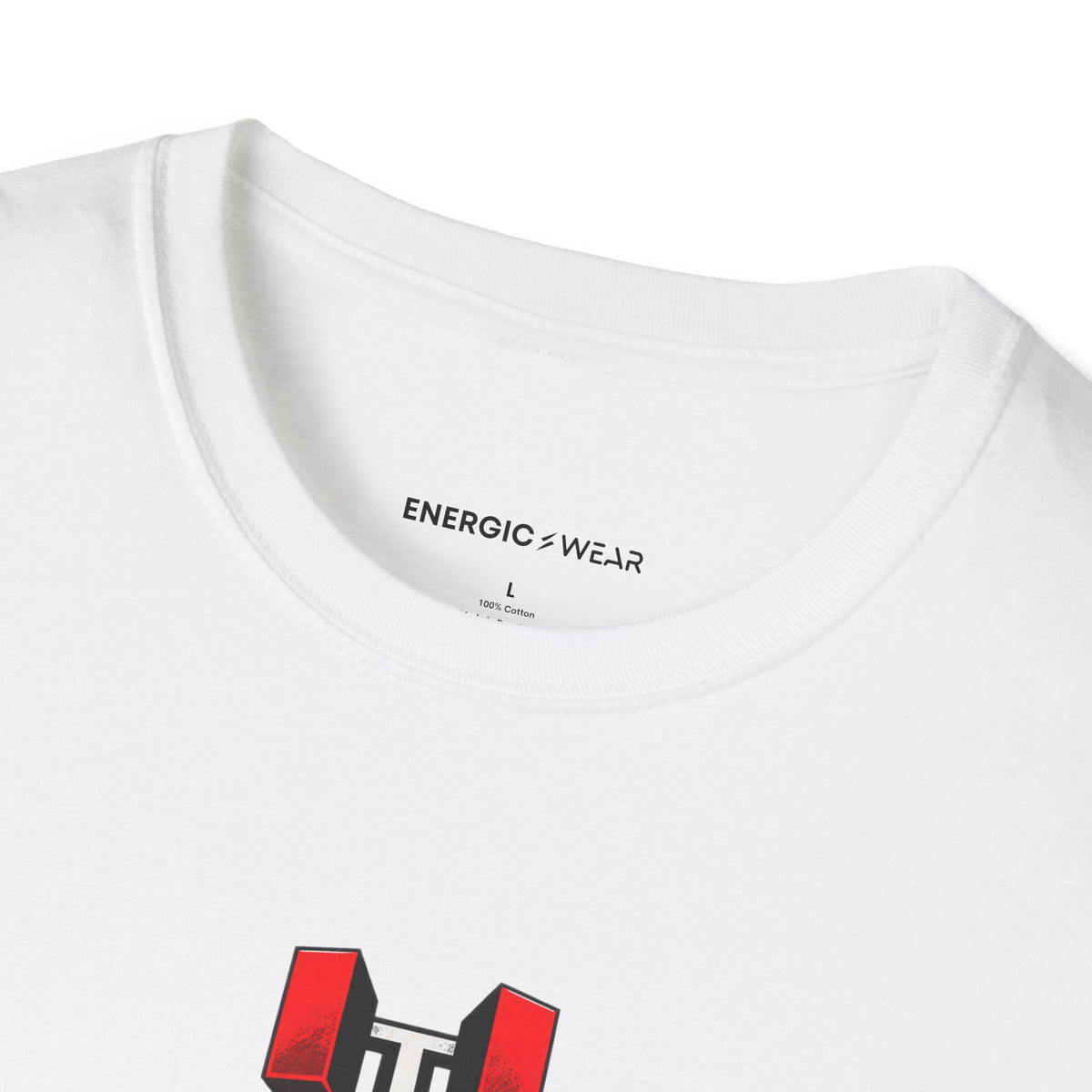 Graphic fitness T-shirt featuring the "Stand Behind Your Lockout" design.