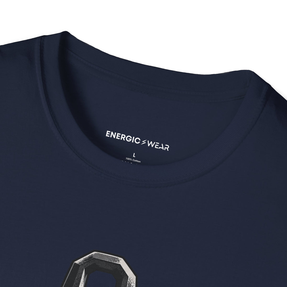 Graphic fitness T-shirt featuring the "Heavy Work, Steady Hands" design.