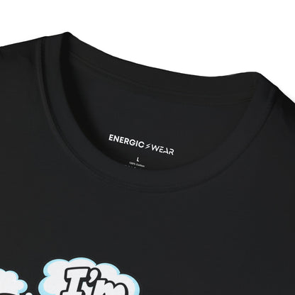 Graphic fitness T-shirt featuring the "I'm Between Sets and Several Life Decisions" design.