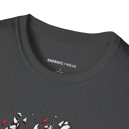 Graphic fitness T-shirt featuring the "Let Your Focus Finish the Sentence" design.