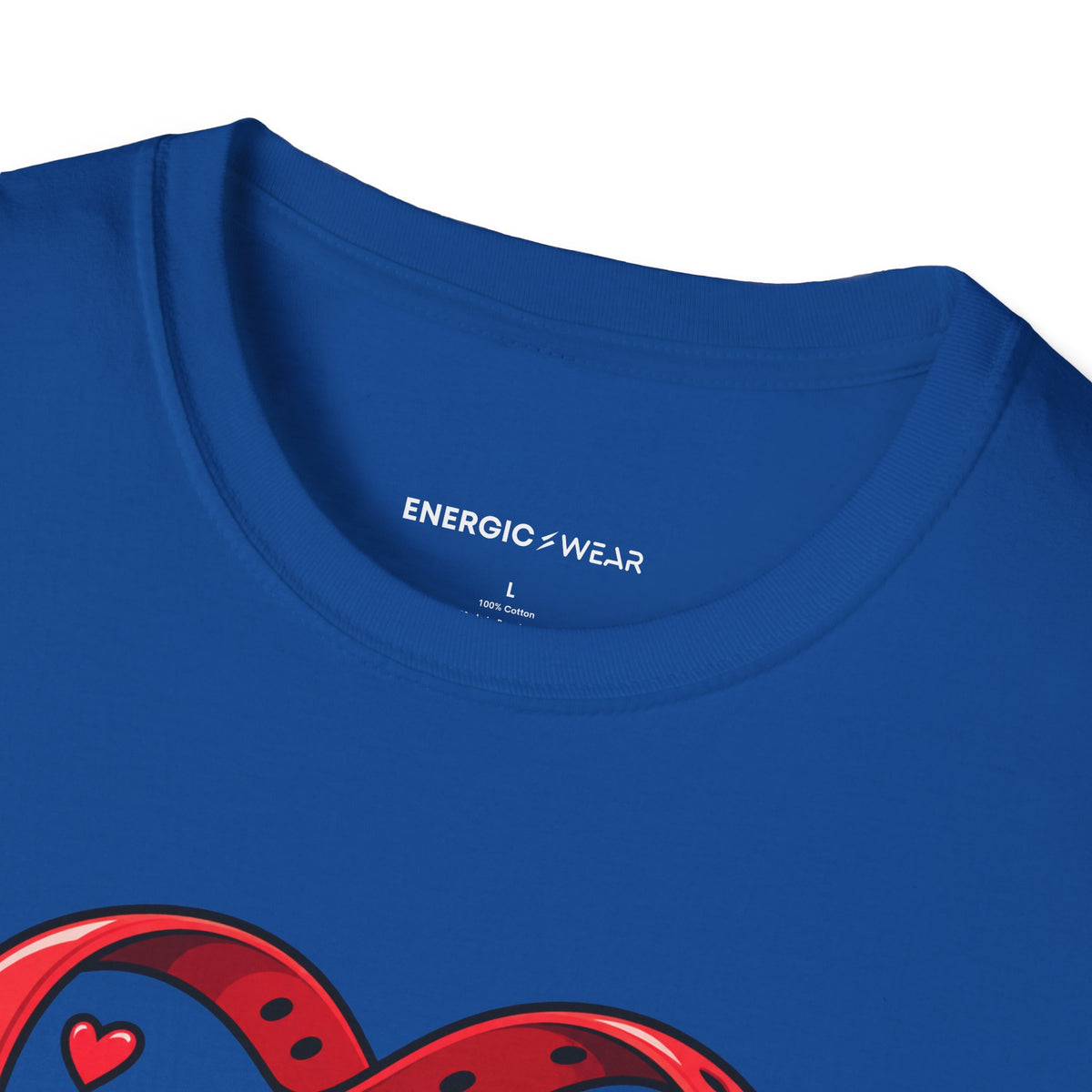 Graphic fitness T-shirt featuring the "My Watch Says We're in a Relationship" design.