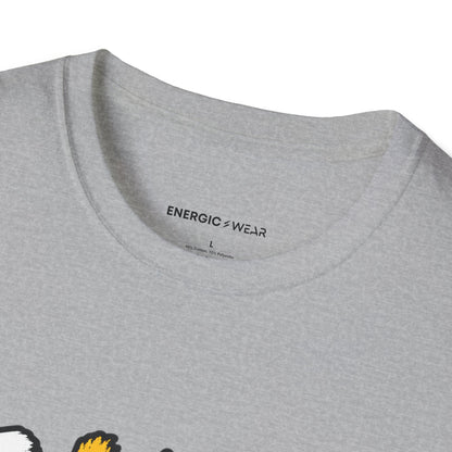Graphic fitness T-shirt featuring the "I Lift More Than My Spirits" design.