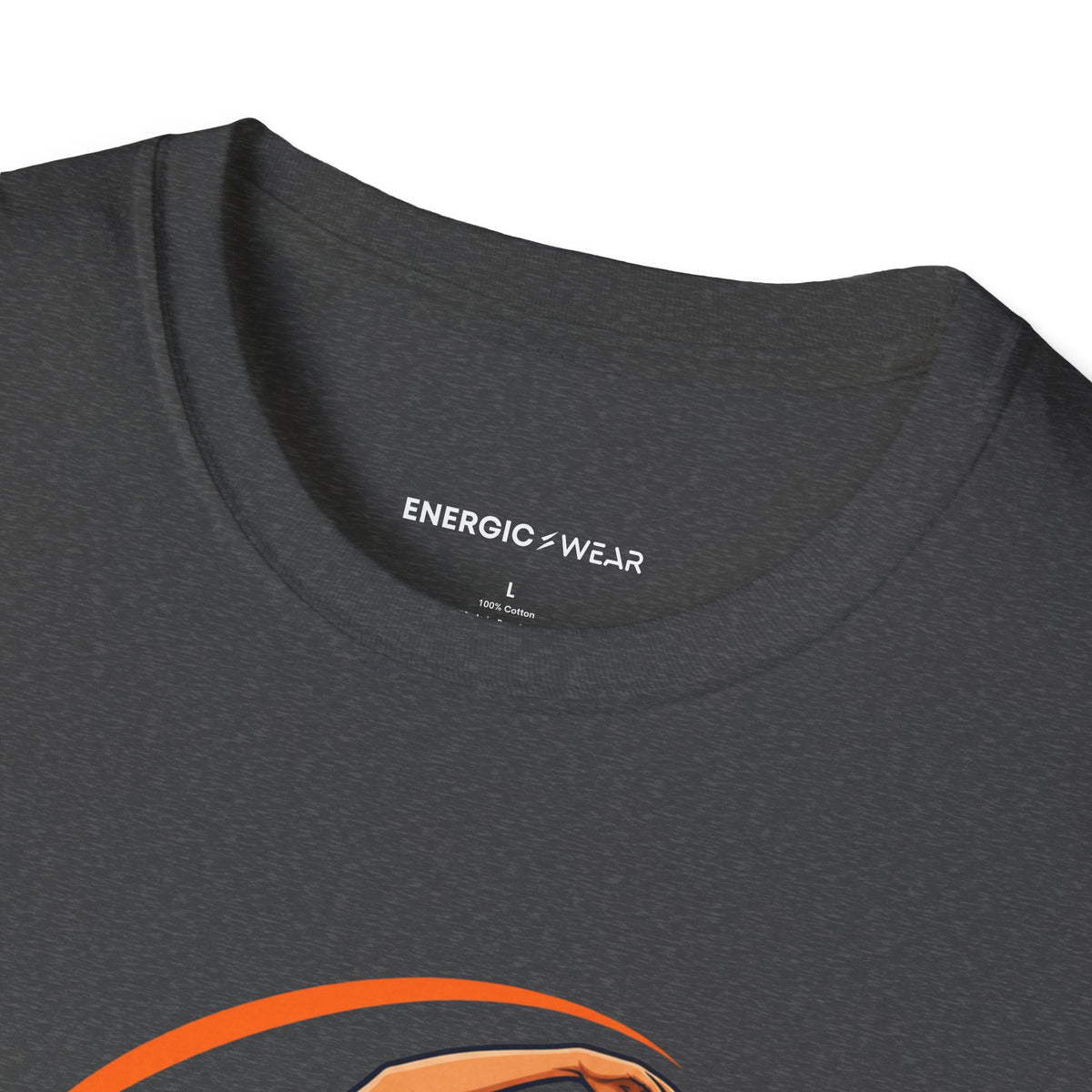 Graphic fitness T-shirt featuring the "Move with the Body You Have Today" design.