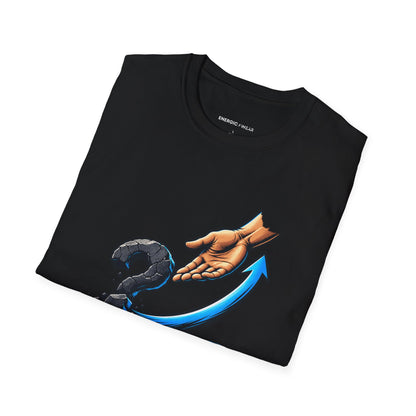 Graphic fitness T-shirt featuring the "The Bravest Rep Was Asking for Help" design.