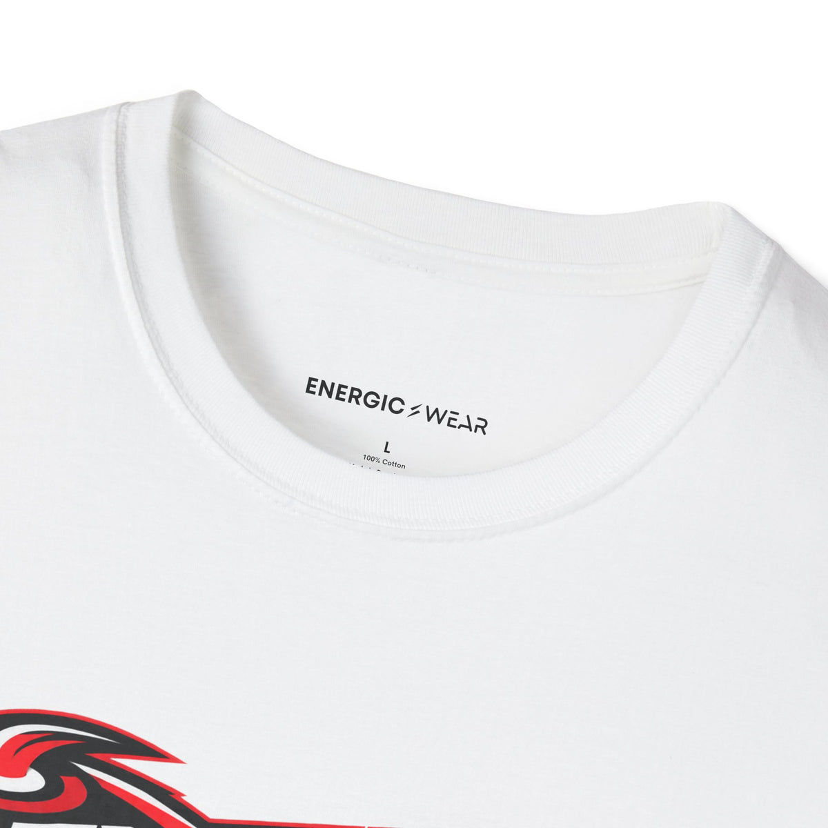 Graphic fitness T-shirt featuring the "Strength Learns to Change Direction" design.