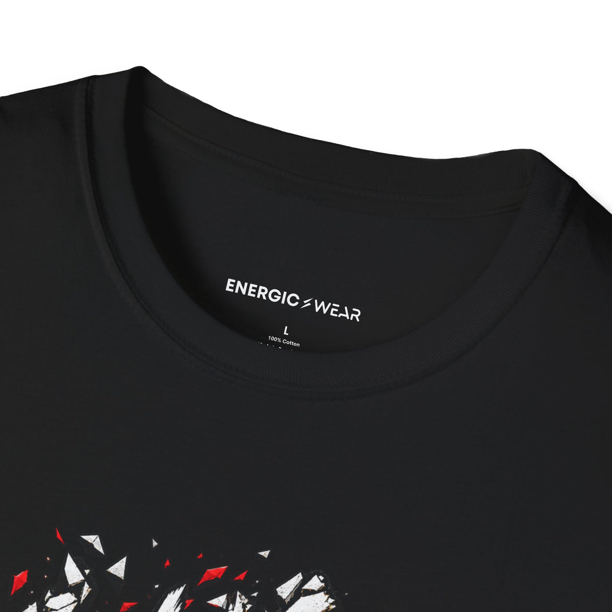 Graphic fitness T-shirt featuring the "Let Your Focus Finish the Sentence" design.