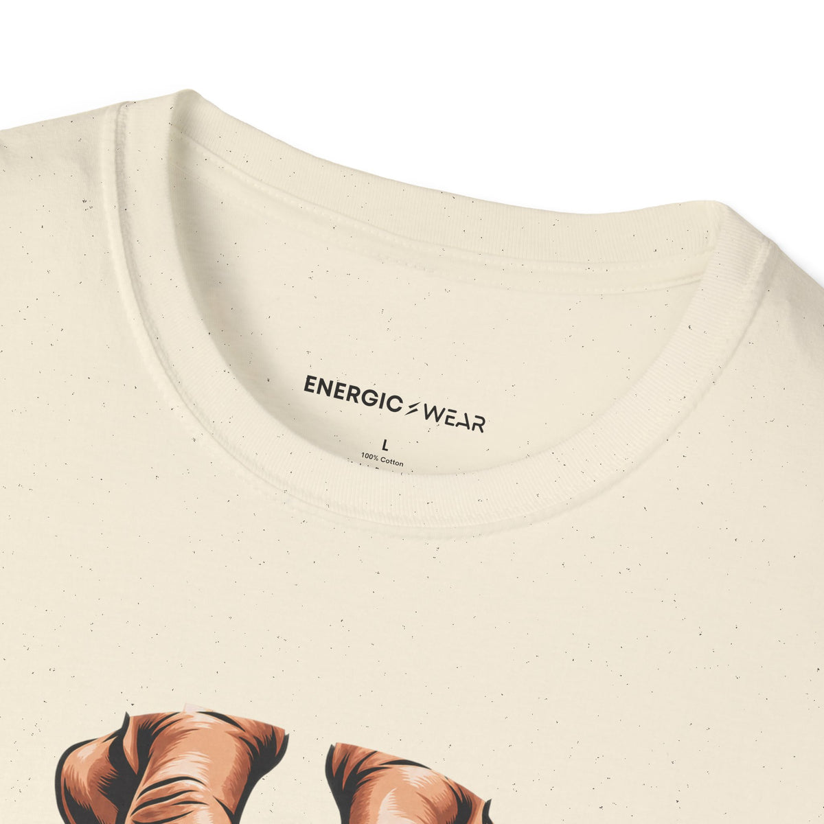 Graphic fitness T-shirt featuring the "Plate Pinch, Patient Hands" design.