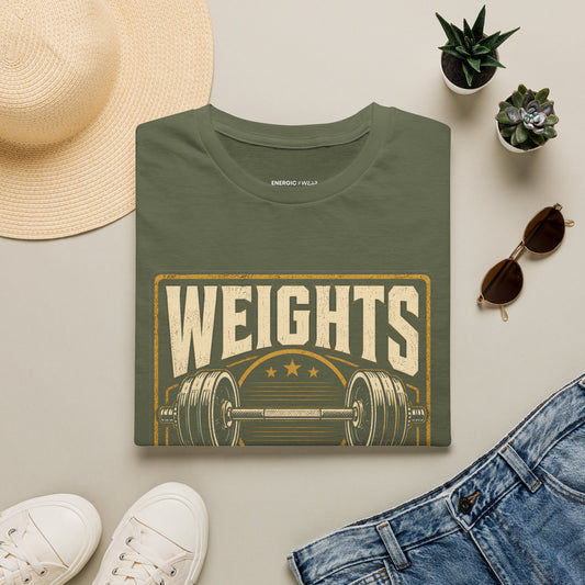 Weights: One More Round T-Shirt product image by Energic Wear