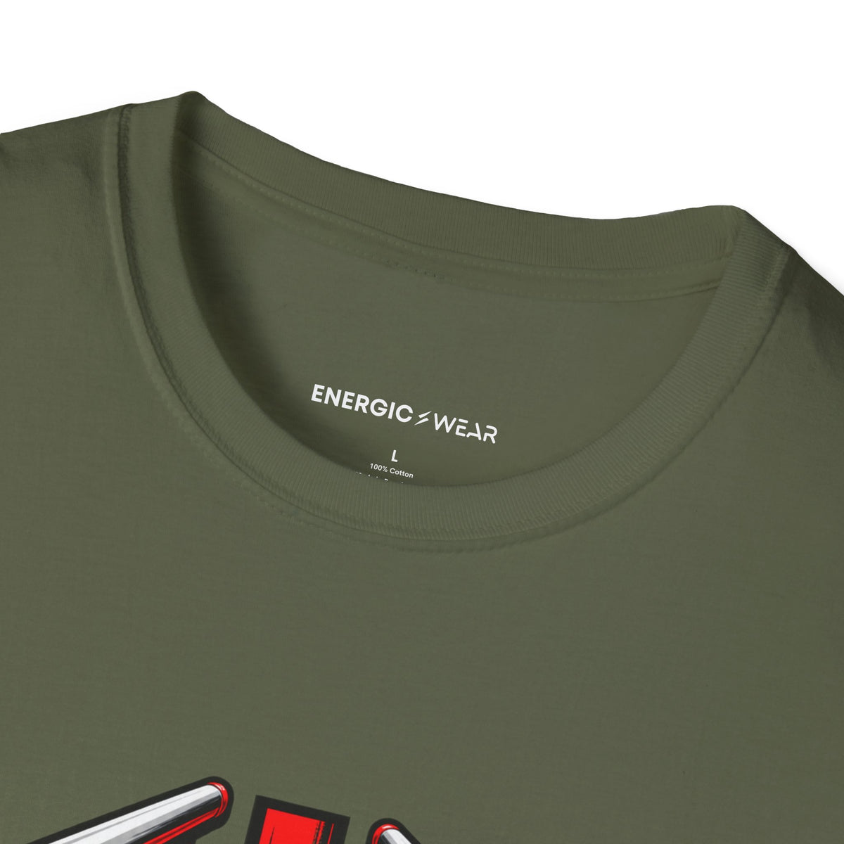 Graphic fitness T-shirt featuring the "Parallel Bars Singular Focus" design.