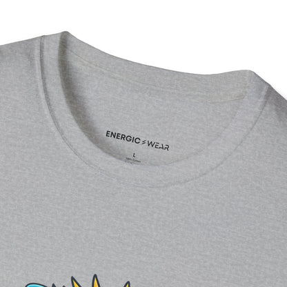Graphic fitness T-shirt featuring the "Fitness Can Leave You Room to Breathe" design.