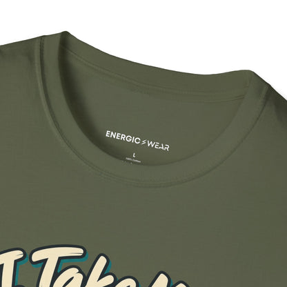 Graphic fitness T-shirt featuring the "I Take My Oats and My Goals Seriously" design.