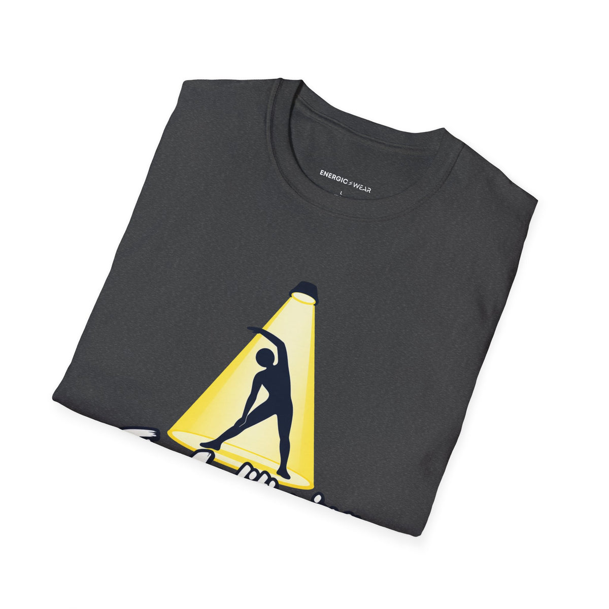 Graphic fitness T-shirt featuring the "I'm Auditioning for the Cooldown" design.