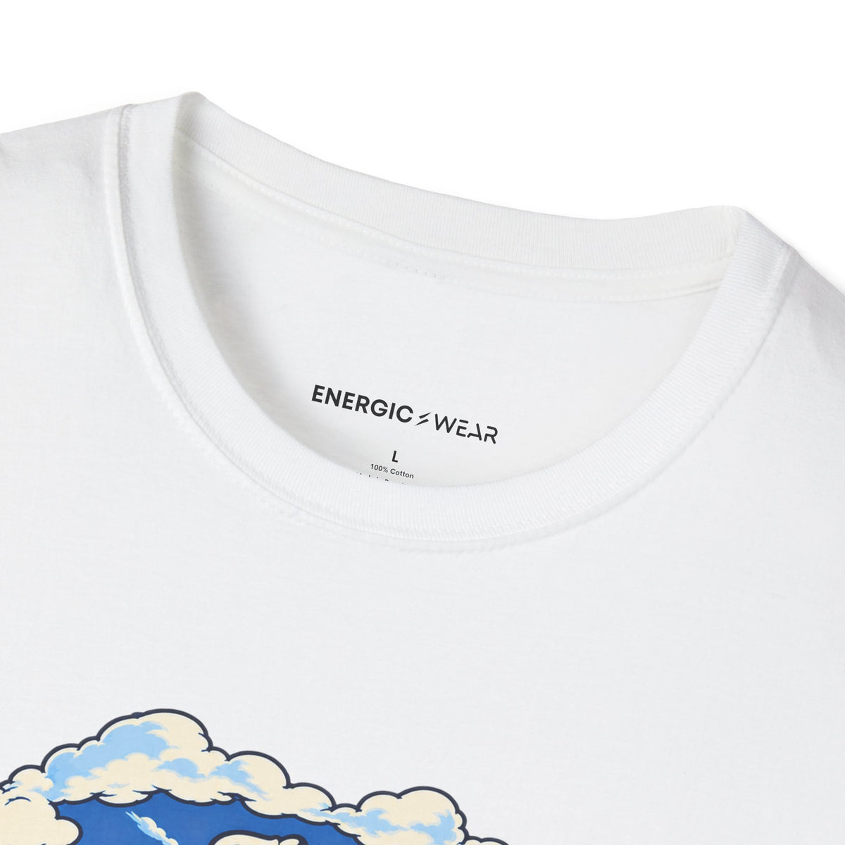 Graphic fitness T-shirt featuring the "The Cooldown Is Where I Notice the Sky" design.