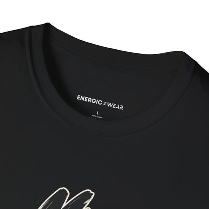 Graphic fitness T-shirt featuring the "My Hair Tie Means Business" design.