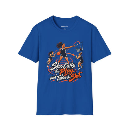 She Calls the Play and Takes the Shot T-Shirt
