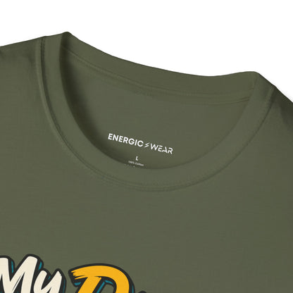 Graphic fitness T-shirt featuring the "My Dance Feet Are Freelancers" design.