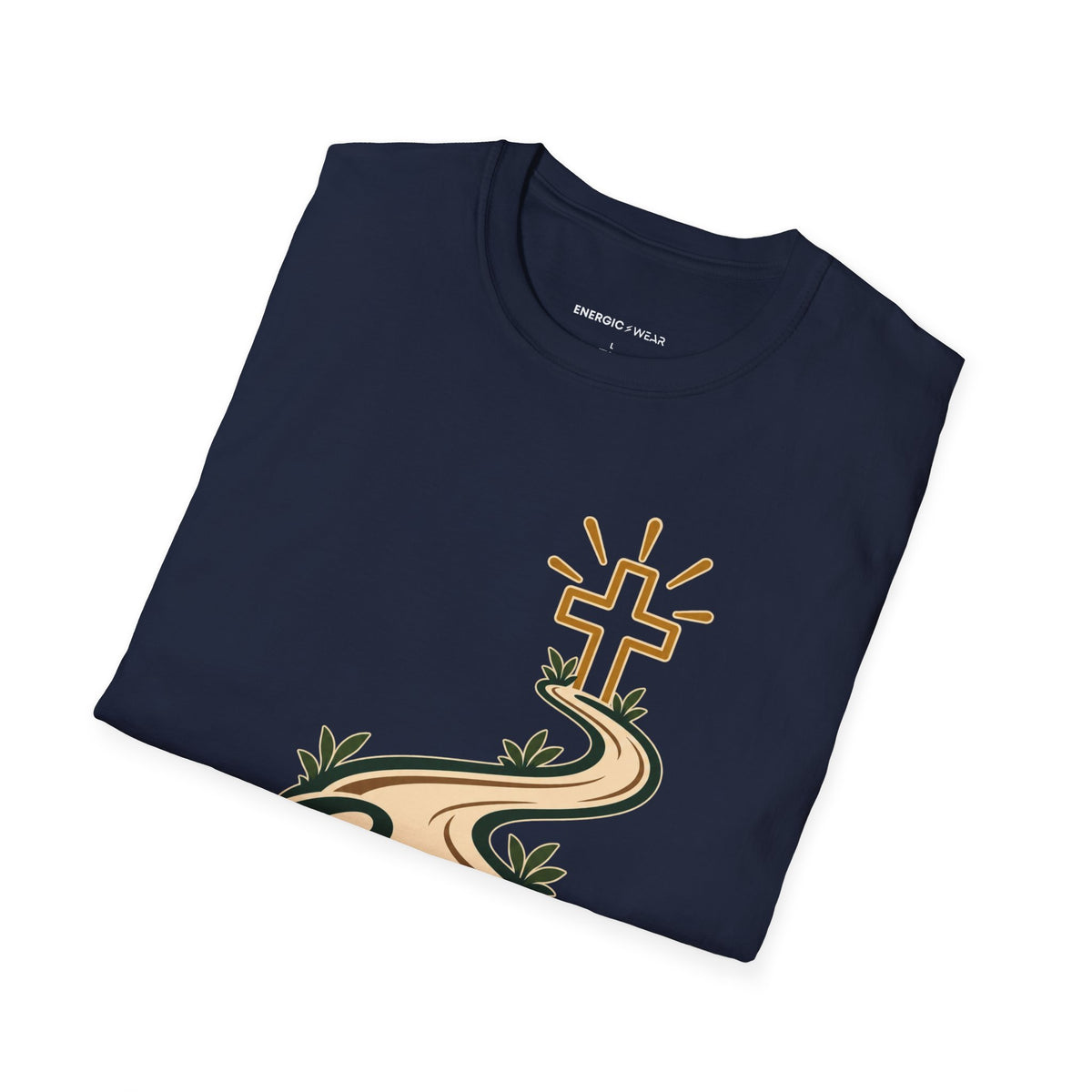 Graphic fitness T-shirt featuring the "Grace for the Learning Curve" design.