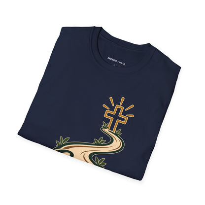 Graphic fitness T-shirt featuring the "Grace for the Learning Curve" design.