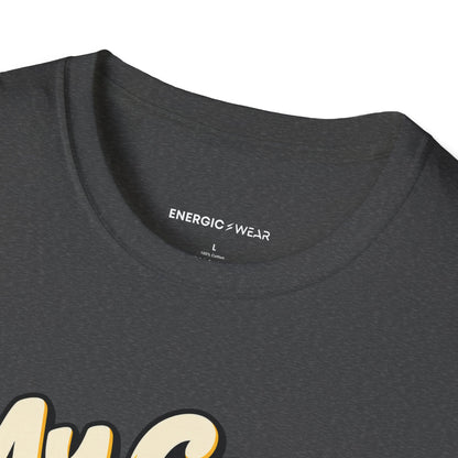 Graphic fitness T-shirt featuring the "My Core and I Are in Mediation" design.