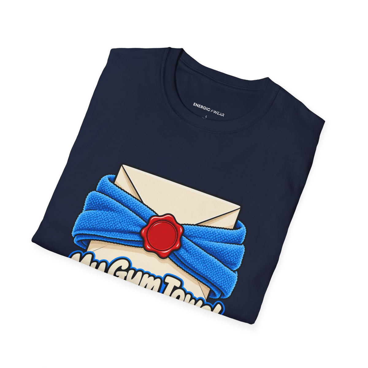 Graphic fitness T-shirt featuring the "My Gym Towel Has a Confidentiality Clause" design.