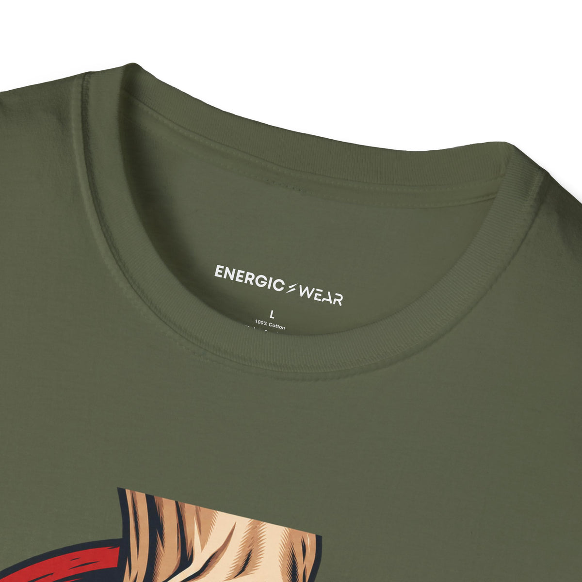 Graphic fitness T-shirt featuring the "The Hook Grip Holds the Commitment" design.