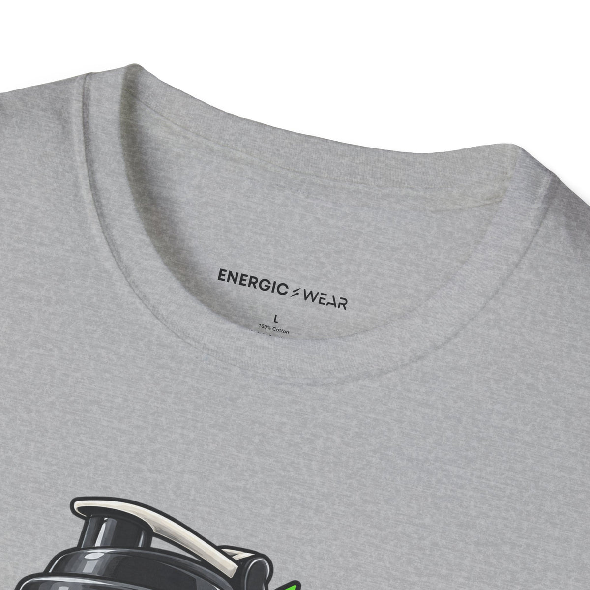 Graphic fitness T-shirt featuring the "My Shaker Lid Demands a Pre-Flight Check" design.