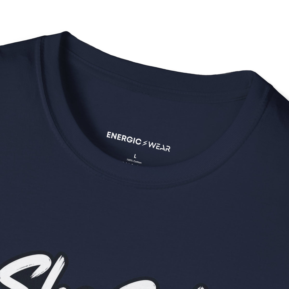 Graphic fitness T-shirt featuring the "She Sets the Tone Before the Timer" design.