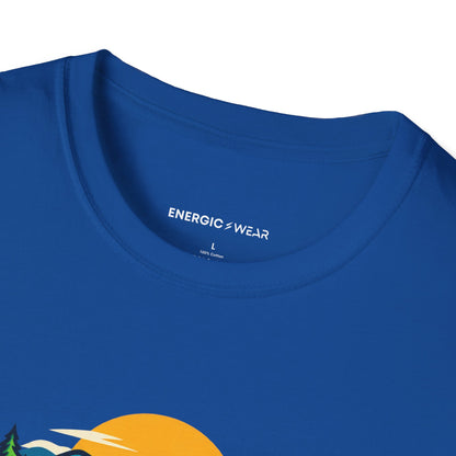 Graphic fitness T-shirt featuring the "I Learned to Enjoy the Middle Mile" design.