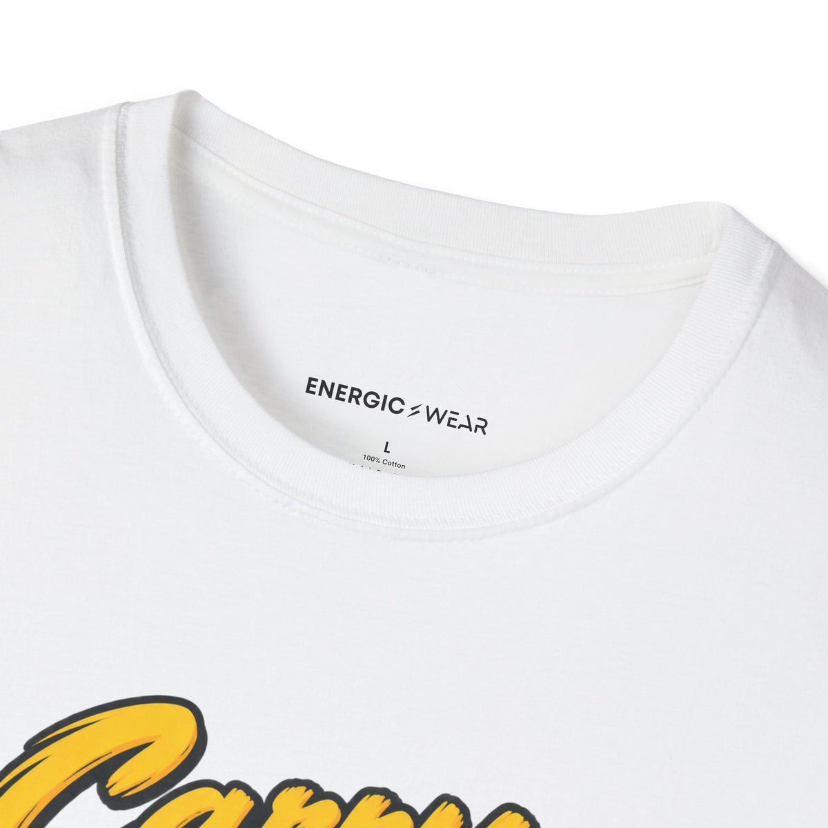 Graphic fitness T-shirt featuring the "Carry the Beat Through the Last Chorus" design.